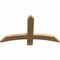 Ekena Millwork Bellingham Timber Gable Bracket, Western Red Cedar, 36"W x 21"H x 1 1/2"D x 3 1/2"F, 14/12 Pitch GBW036X21X0204BEL00SWR - alternate 4
